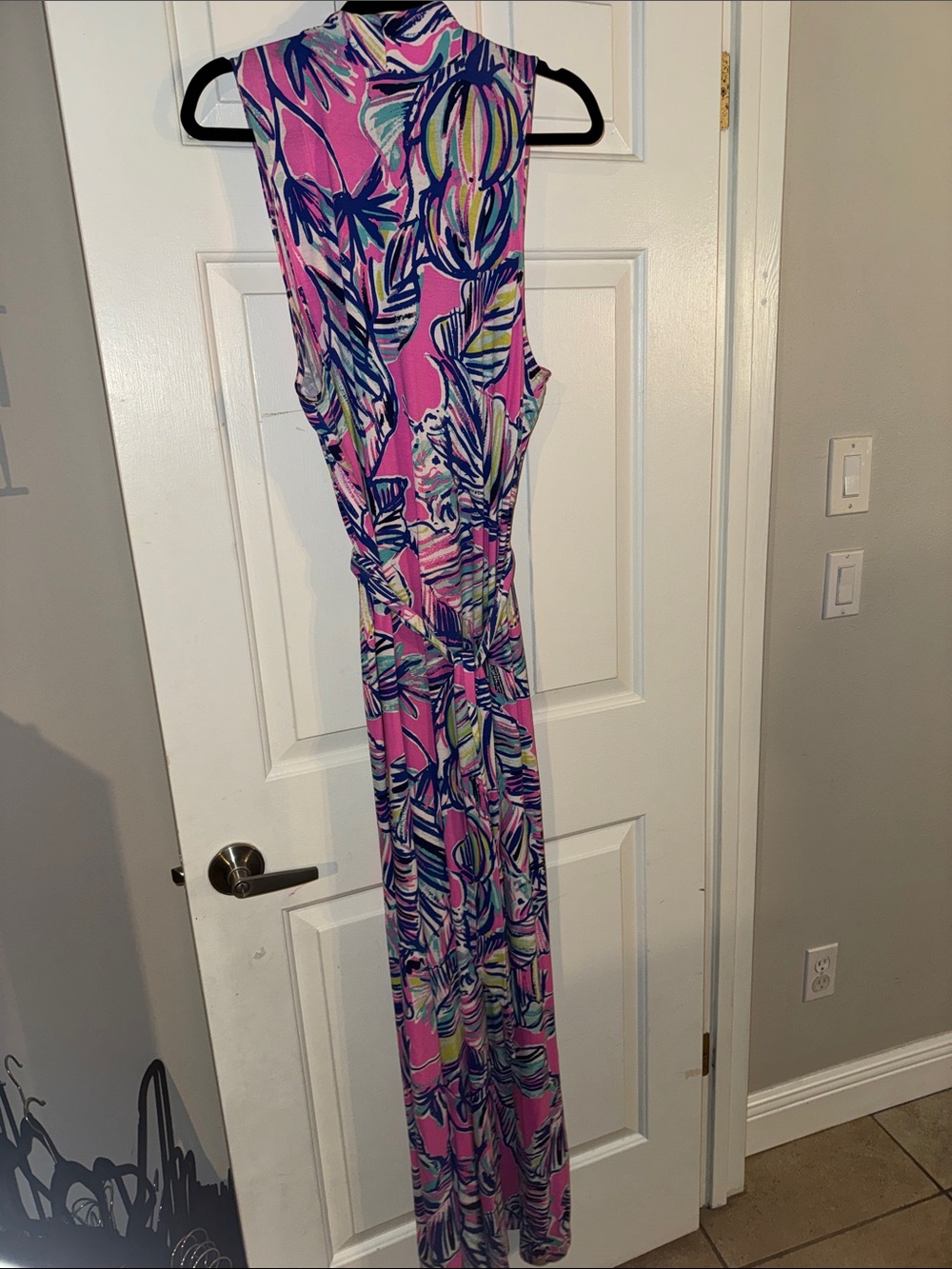Lilly Pulitzer Pink Tropical Maxi Dress - Picture 5 of 7